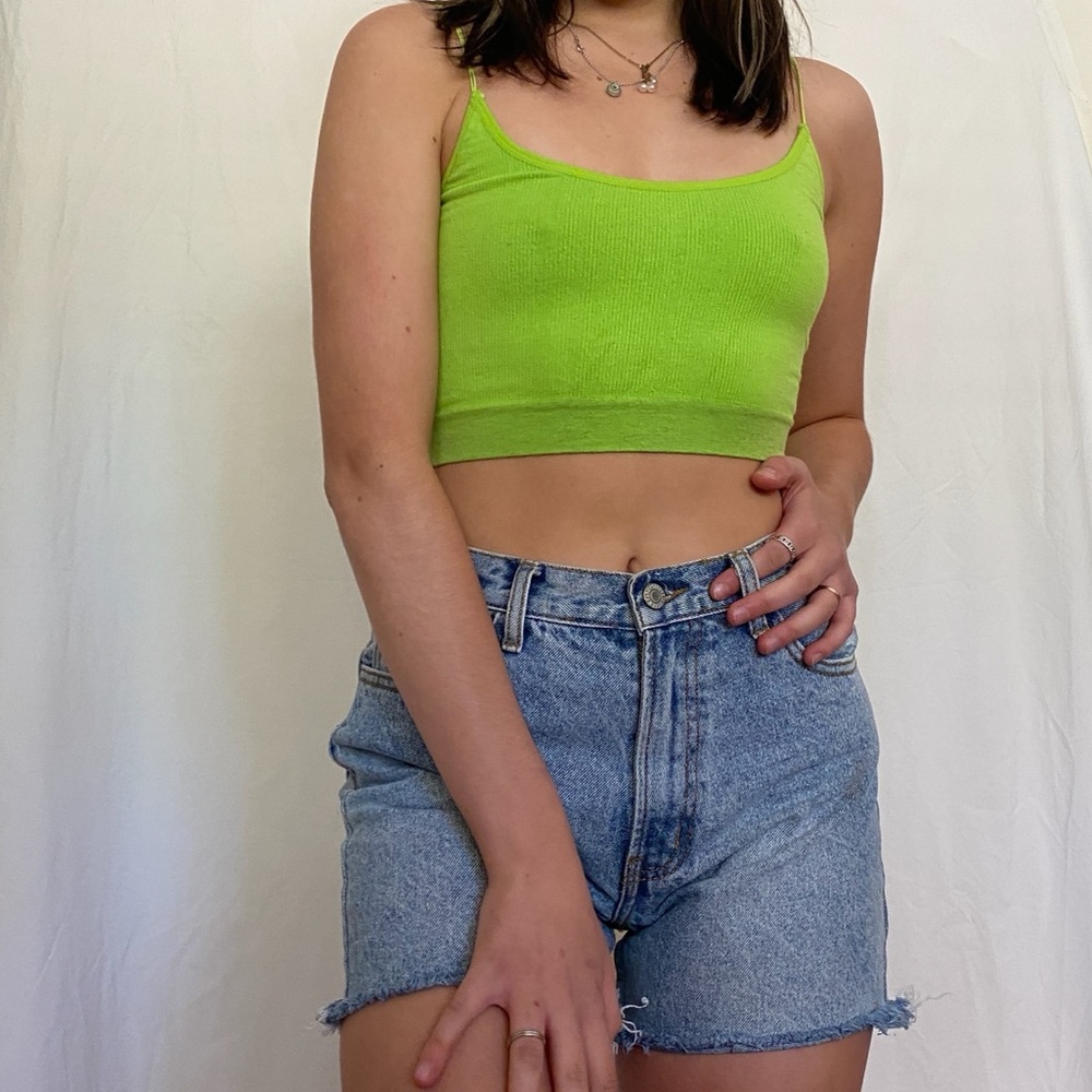 Urban Outfitters green crop top